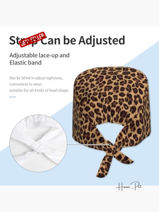 Adjustable Surgical Sweatband - Elastic Bandage Cap - Scrub Caps for Nurse main image 4